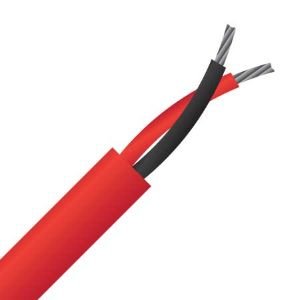 2 Core, 1.25mm², Tinned Copper, Low Smoke Zero Halogen (LSZH), Fire Alarm Cable, Red, 200M Drum (B2C125FACTCWRD200LS)