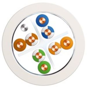 Cat6, 4 Pair, FTP, Shielded, LSZH, Network Cable (BEL5007)
