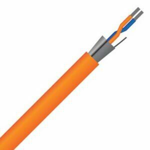 1 Pair,  0.80mm² 18awg, TCW, Foil Screen, Fieldbus Cable, Orange (BEL6581802)