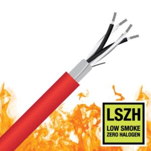 2 Pair, 1.5mm², TCW, Shielded, 450/750V, LSZH, 2 Hour Fire Rated Cable (BFR2P1.5CS)