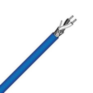 1 Pair, 0.5mm², TCW, CS, PVC 90°C, 110VAC, Instrumentation Cable (MAS5001CS BLUE)