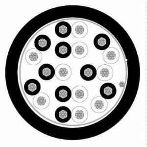 10 Pair, 0.5mm², TCW, CS, PVC 90°C, 110VAC, Instrumentation Cable (MAS5010CS) - Image 2