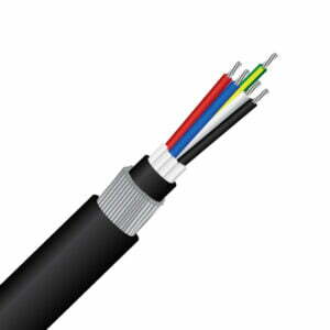 4 Core + Earth (5G), 10.0mm², TCW, XLPE 90°C, SWA, 0.6/1KV, Circular TPS Cable (MASCPX5G10.0SWA)