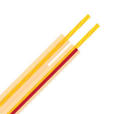 2 Core, 2.0mm², OFHC Copper, Figure 8, Clear/Red, Speaker Cable (MFSC264020)
