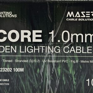 2 Core, 1.0mm², TCW, UV Stabilised, Garden Lighting Cable (MGL23202) - Image 3