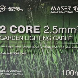 2 Core, 2.5mm², TCW, UV Stabilised, Garden Lighting Cable (MGL28002) - Image 3