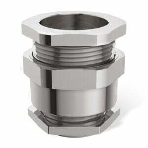 A1/A2 Type 75S 75mm Nickel Plated Unarmoured Gland c/w lock nut (MM-A1A2-75S)