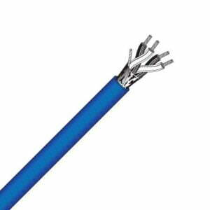 2 Pair, 0.5mm², TCW, CS, PVC 90°C, 110VAC, Instrumentation Cable (MAS5002CS BLUE)