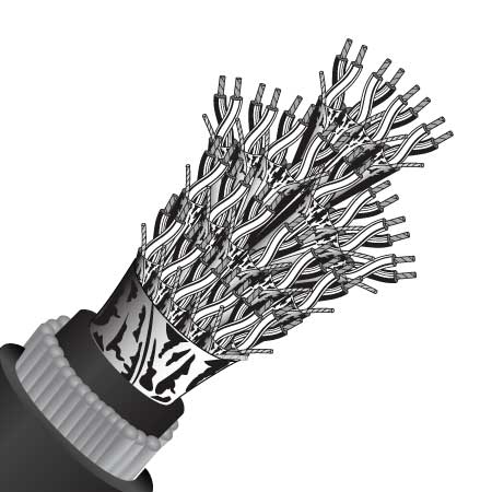 24 Pair, 0.5mm², TCW, ESCS, PVC 90°C, SWA, 110VAC, Instrumentation Cable (MAS5024ESCSSWA)
