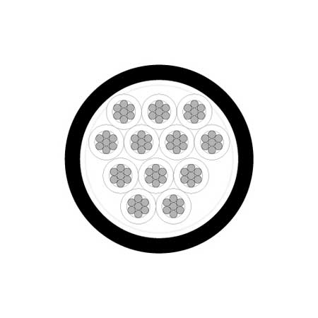 12 Core, 2.5mm², TCW, PVC 90°C, 0.6/1KV, Control Cable (MASCC112/2.5) - Image 2
