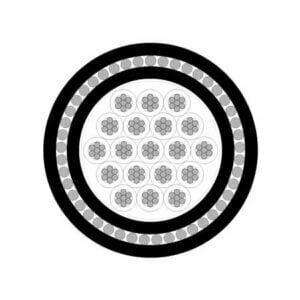 Alternative view of 19 Core, 2.5mm², TCW, PVC 90°C, SWA, 0.6/1KV, Control Cable (MASCC119/2.5SWA)