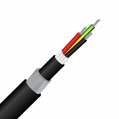 2 Core + Earth (3G), 4.0mm², TCW, PVC 90°C, SWA, 0.6/1KV, Circular TPS Cable (MASCP3G4.0SWA)