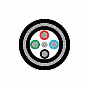 4 Core + Earth (5G), 2.5mm², TCW, PVC 90°C, SWA, 0.6/1KV, Circular TPS Cable (MASCP5G2.5SWA) - Image 2