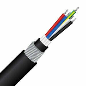 4 Core + Earth (5G), 2.5mm², TCW, PVC 90°C, SWA, 0.6/1KV, Circular TPS Cable (MASCP5G2.5SWA)