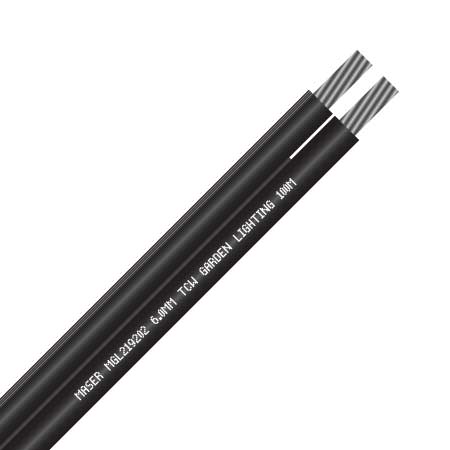 2 Core, 6.0mm², TCW, UV Stabilised, Garden Lighting Cable (MGL219202)