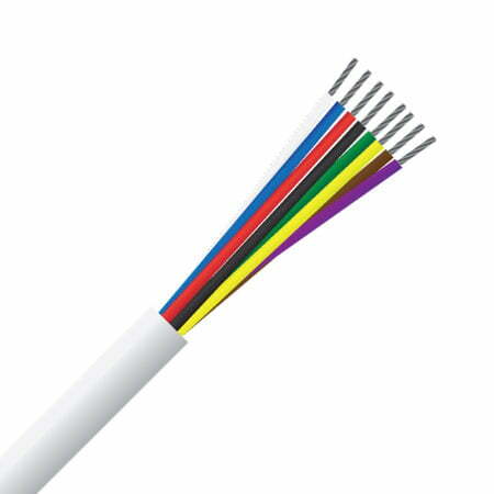 8 Core, 0.44mm², (14/0.2), TCW, PVC, Security Cable (MSEC 8142 TCW)