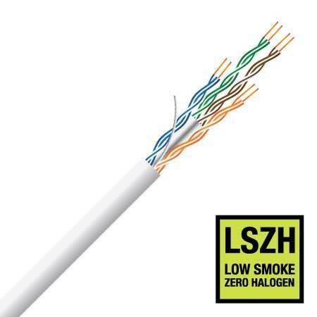 Cat6, 4 Pair, UTP, LSZH, White, Network Cable (MSEC C64P LSZH)