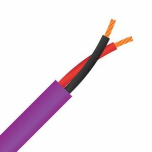 2 Core, 2.1mm², OFHC Copper, 105/0.16, Violet, High-Flex Speaker Cable, (MSPK2105016P)